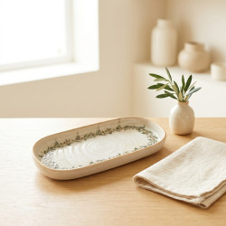 Oliva Oval Plate 